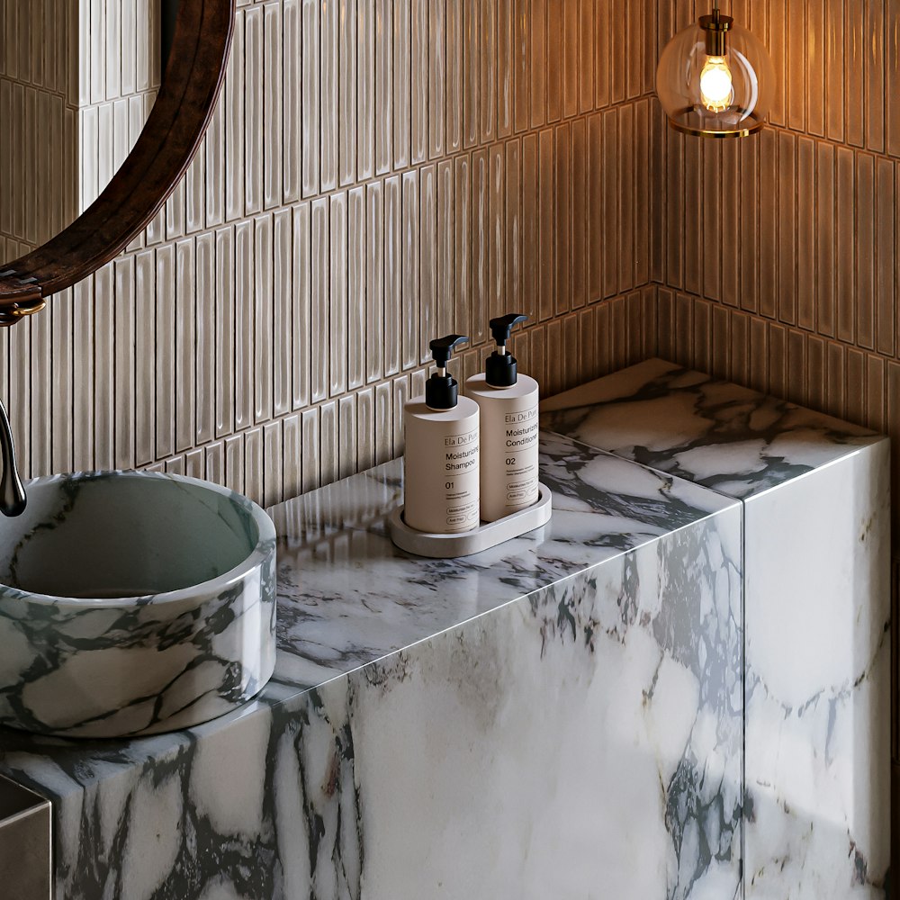 Finished bathroom with premium sanitaryware